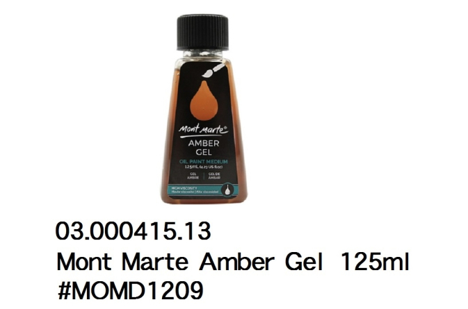03.000415.13 _蒙瑪特透潤環保凝膠油畫助劑 125ml #MOMD1209
