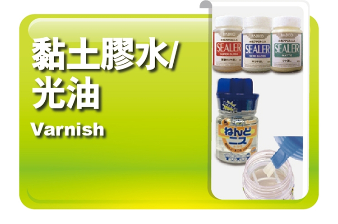 黏土光油