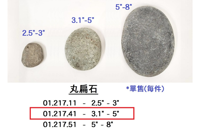 01.217.41 _丸扁石 3.1”-5”