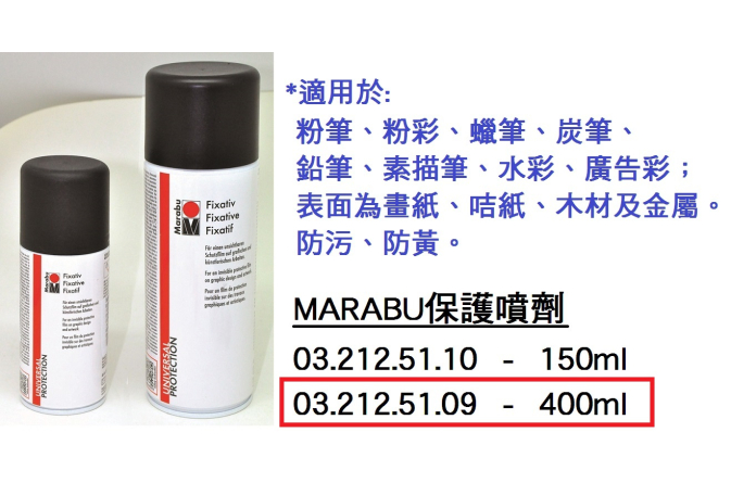 03.212.51.09 _MARABU保護噴劑400ml #220118000
