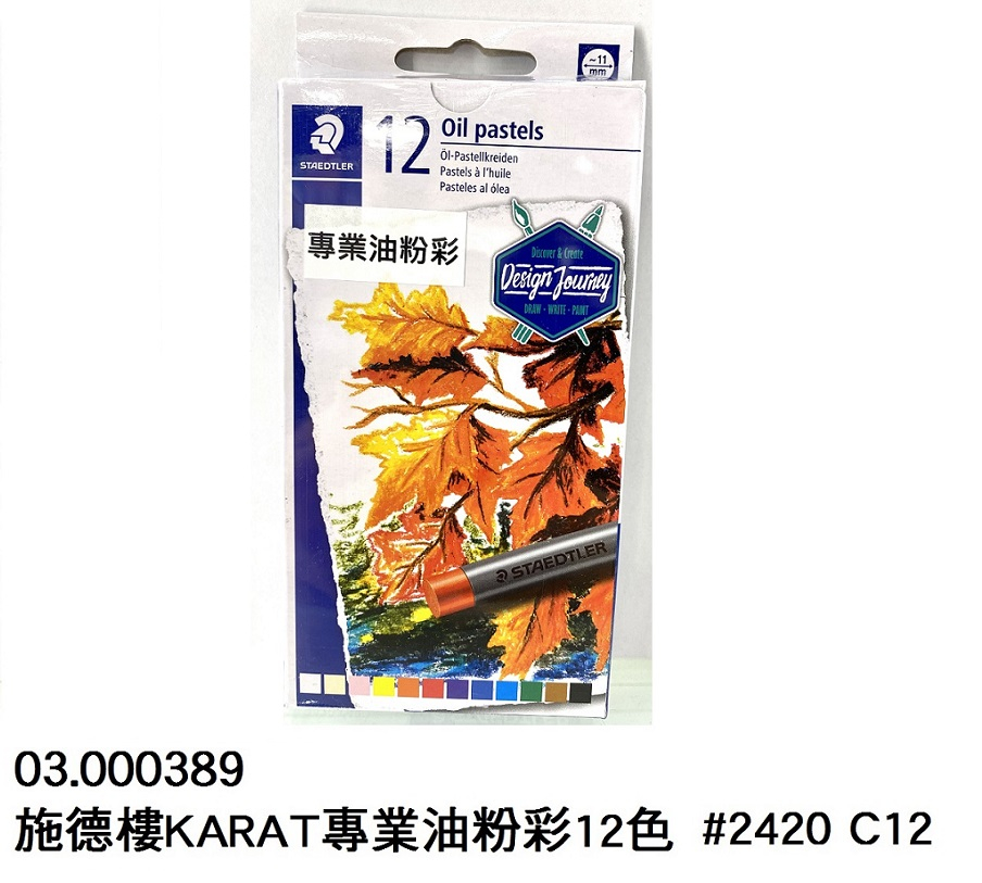 03.000389 _施德樓KARAT專業油粉彩12色 #2420 C12