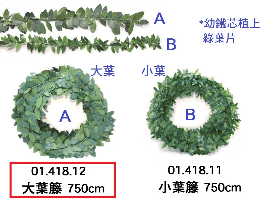 01.418.12 _大葉籐 750cm
