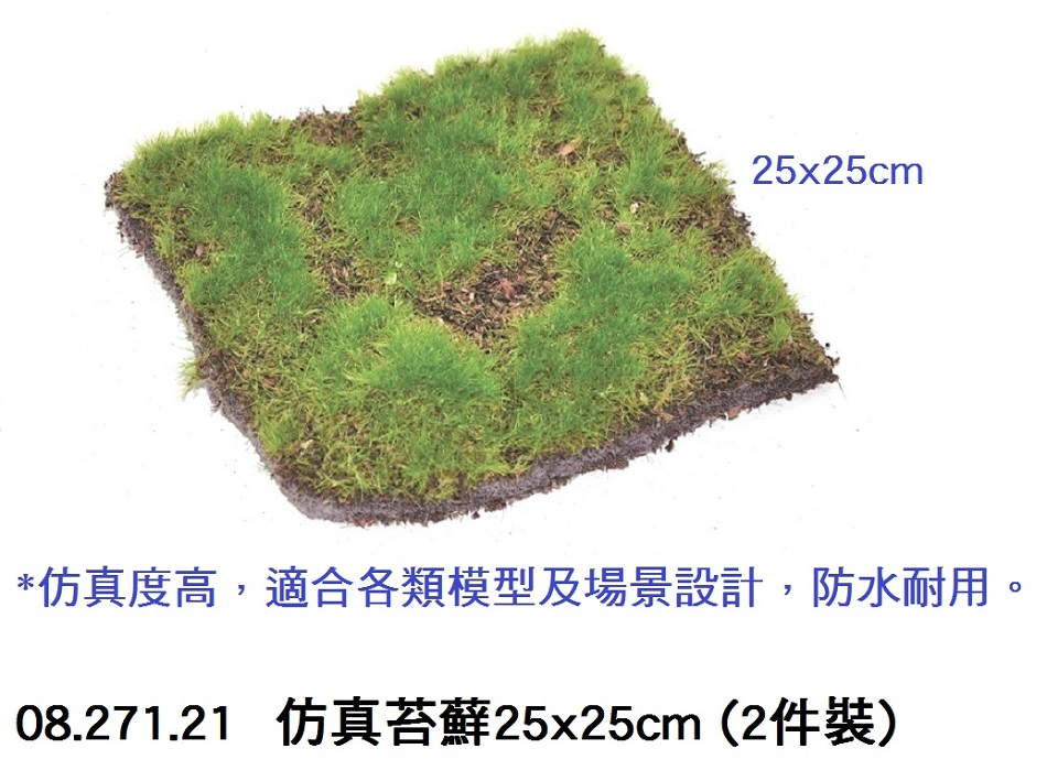 08.271.21 _仿真苔蘚25x25cm (2件裝)